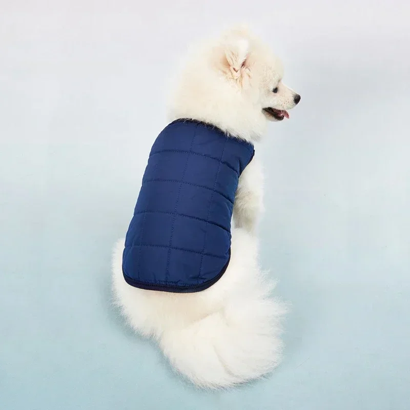 Puppy Dog Outfit Vest Winter Warm Pet Dog Coat Jacket Clothes for Small Dogs Windproof Padded Clothing Chihuahua Clothes Perros