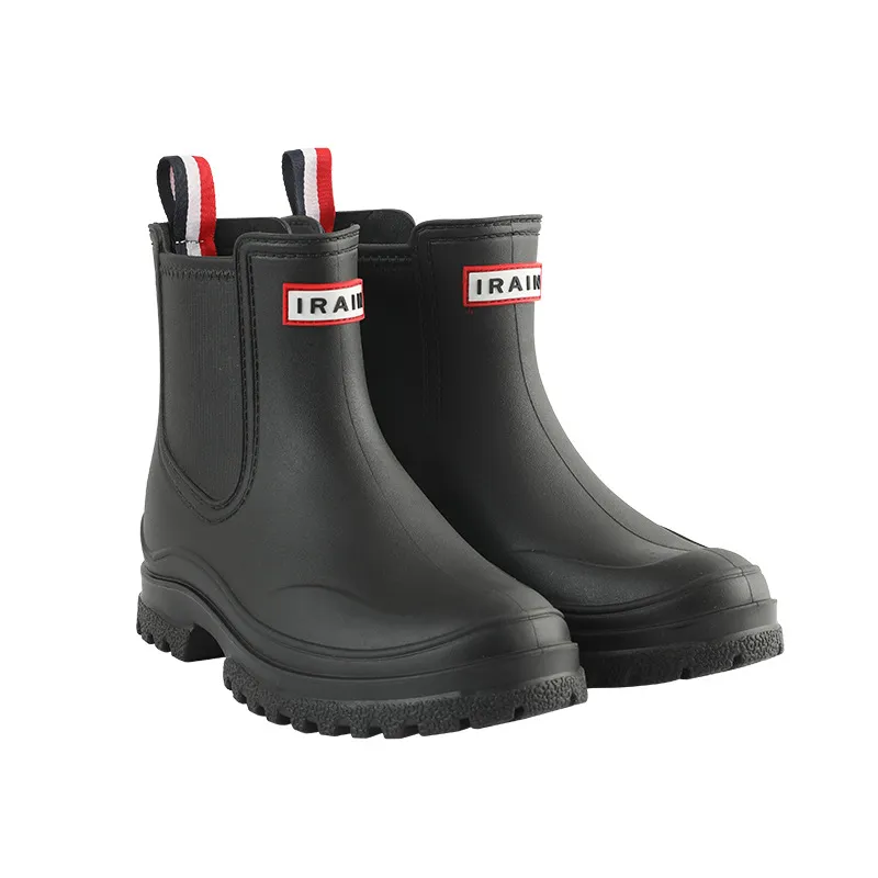 Designer Rain Women's Boots Snow Rubber High Cut Breathable Rain Shoes Black Lightweight Shoes Fashion Autumn/winter Wellies Size 35-42