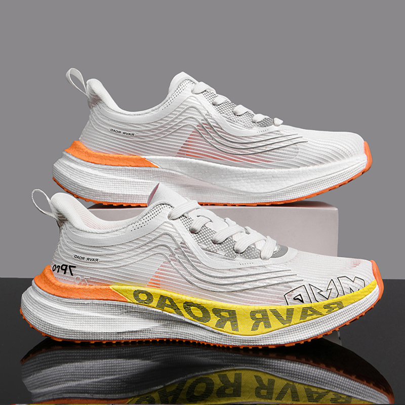 Carbon Plate Marathon Shoes Men Casual Sneakers AirCushion Sports Running Shoes Light Comfortable Athletic Gym Sneakers Footwear