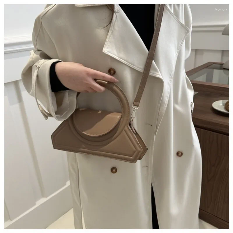 3 Totes Bao Fashion Handbag 2024 Spring Foreign Solid Color Shoulder Crossbody Bag Small Square Women 4