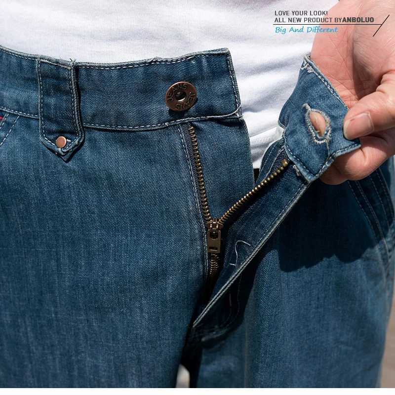 Summer Denim Cargo Cropped Pants Big Pocket Mens Shorts Hip Hop Loose Plus Fat Plus Size Jean Short MaleX240914