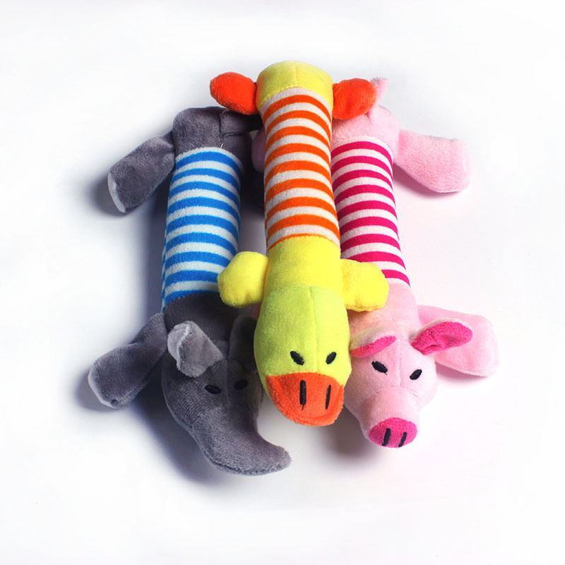 Pet Dog Toy Squeak Plush Toy For Dogs Supplies Puppy Pet Sound Funny Chew Molar Cute Pets Supplies Dog Training Toys