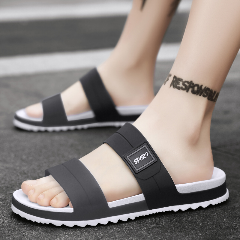 Fashion Men's Slippers Indoor Outdoor Sandals Beach Comfortable Slides Men Casual Shoes Flip-flops Mens Non-slip Home Slippers
