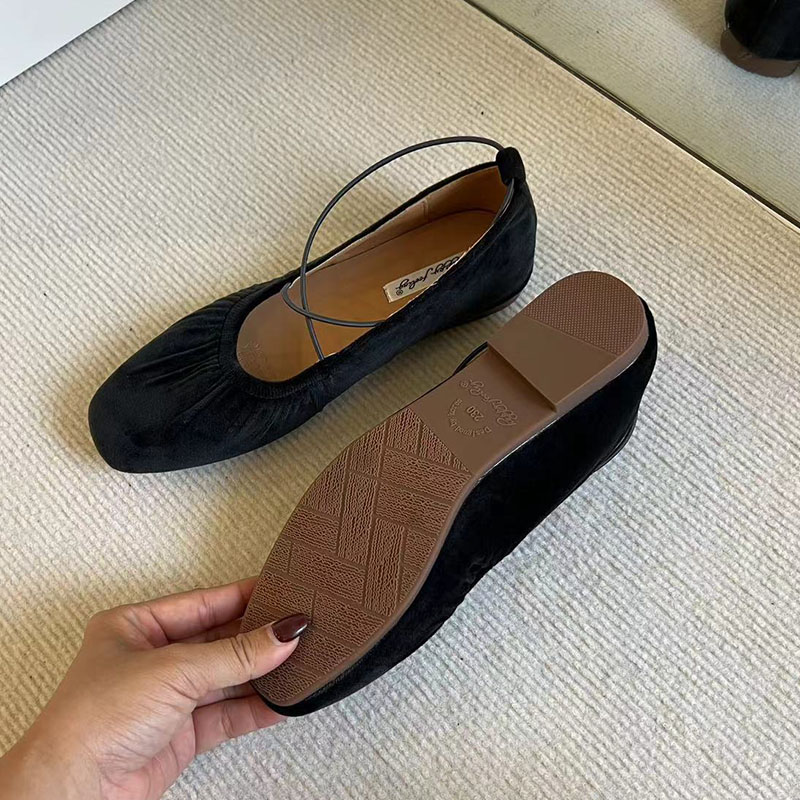 Fashion New Cross-tied Silk Women Flat With Footwear Casual Female Soft Designer Mary Janes Ladies Shallow Shoes 3f03