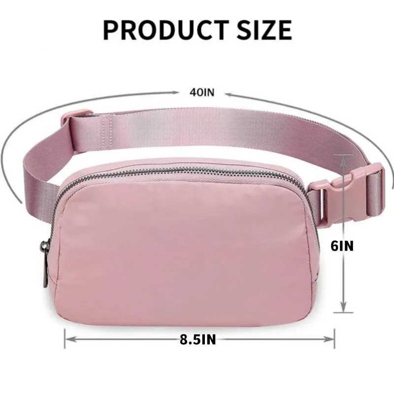 Mens sports waist bag womens outdoor running waterproof luggage mobile phone bag fashionable travel cross body bag fun bag Z250407