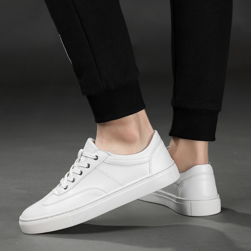 High Quality Men Outdoor Shoe Fashion Mens Sneakers New Non-Slip Men Casual Shoes Genuine Leather Male Comfortable Skate Shoe
