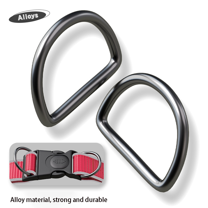 Nylon Reflective Dog Collar for Large,medium and Small Dogs,adjustable Pet Collar with D-ring and Quick Buckle for Cats and Dogs