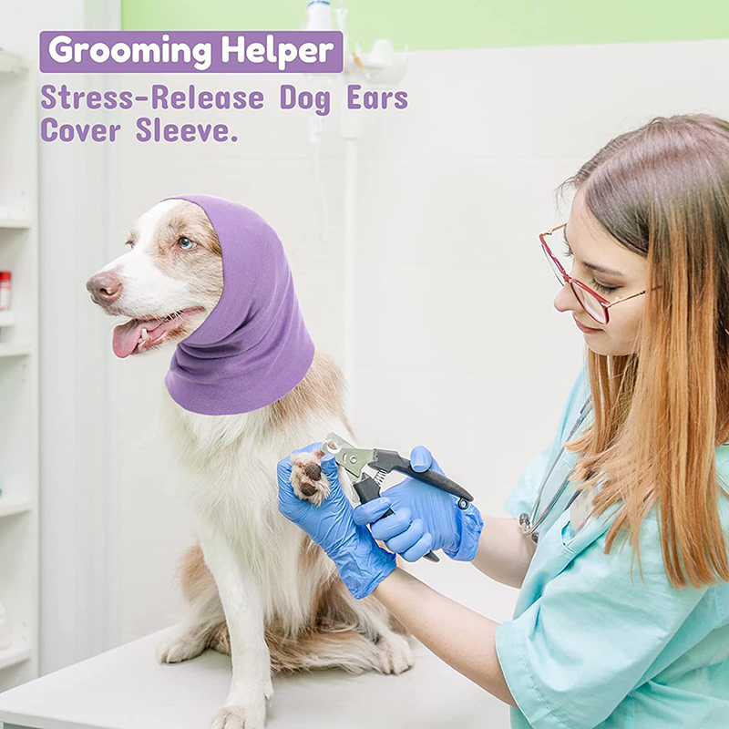 Soundproof Scarf Calming Pet Ear Cover Anti-noise Earmuffs Dog Hood Earmuffs Pet Headgear Pet Accessories Winter Reduce Pressure