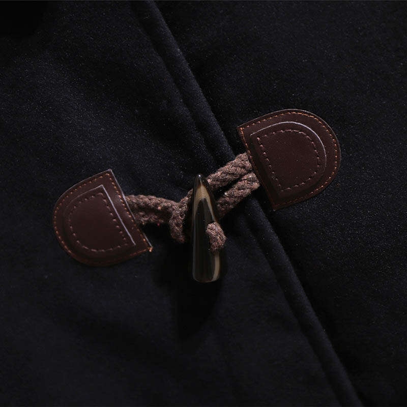 150Kg Plus Size Women's Autumn Winter Double-Sided Bust 156Cm 6Xl 7Xl 8Xl 9Xl 10Xl Long Horn Buttoned Woolen Coat