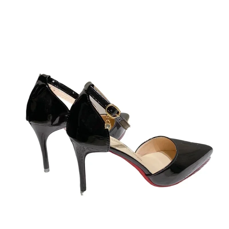 Women Heels 2024 Summer Ladies Shoes on Sale Fashion Buckle High Heels Pointed Toe Women's Pumps Shallow Dress Party Stilettos