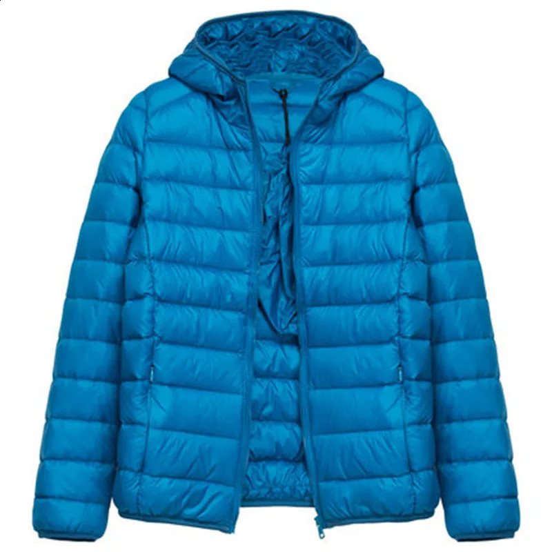 15 color womens packaging ultra light short sleeved jacket winter item womens ultra-thin suitable for portable windproof inflatable jacket 240913