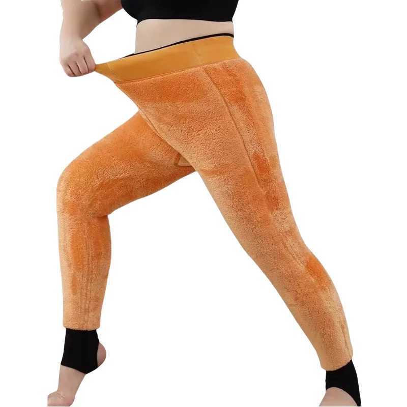 Warm Leggings Plus Size Large Big Leggings Women Clothing Roupa Feminino Lady Trousers Thickened Winter Fleece Pantyhose ObesityX240914