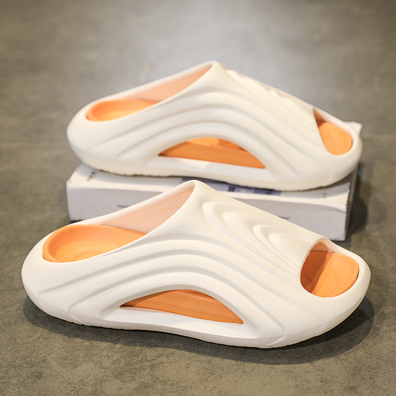 New Men's Slippers Indoor Outdoor Sandals Beach Comfortable Soft Thick Slides Men Casual Shoes Flip-flops Mens Home Slippers