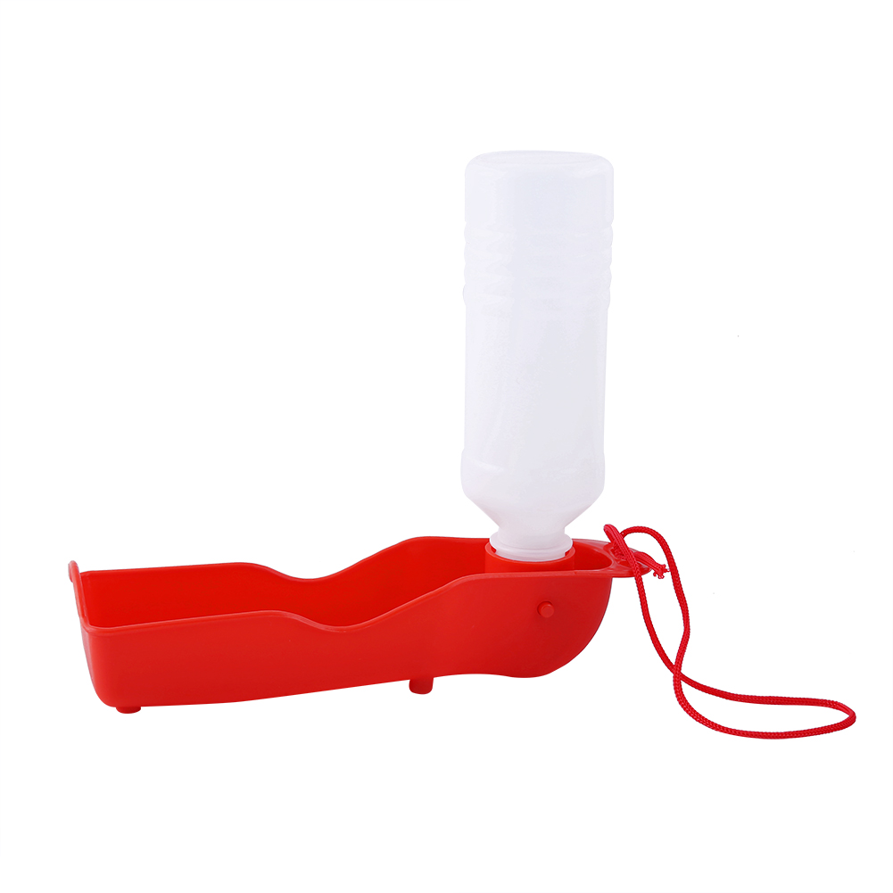 Love Pet Dog Travel Water Bottle Puppy Drinking Feeding Fountain Bottle 250ml