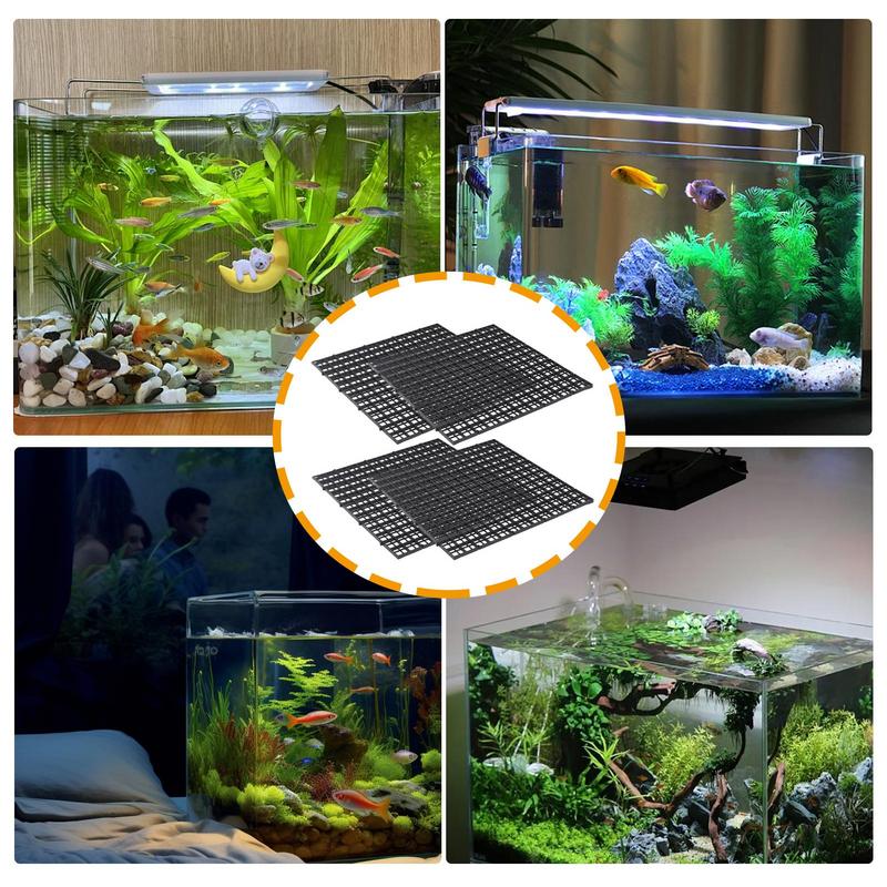 Fish tank anti jump net invisible anti jump net sea tank anti escape cover net cover fixed Aquarium Separation Plate