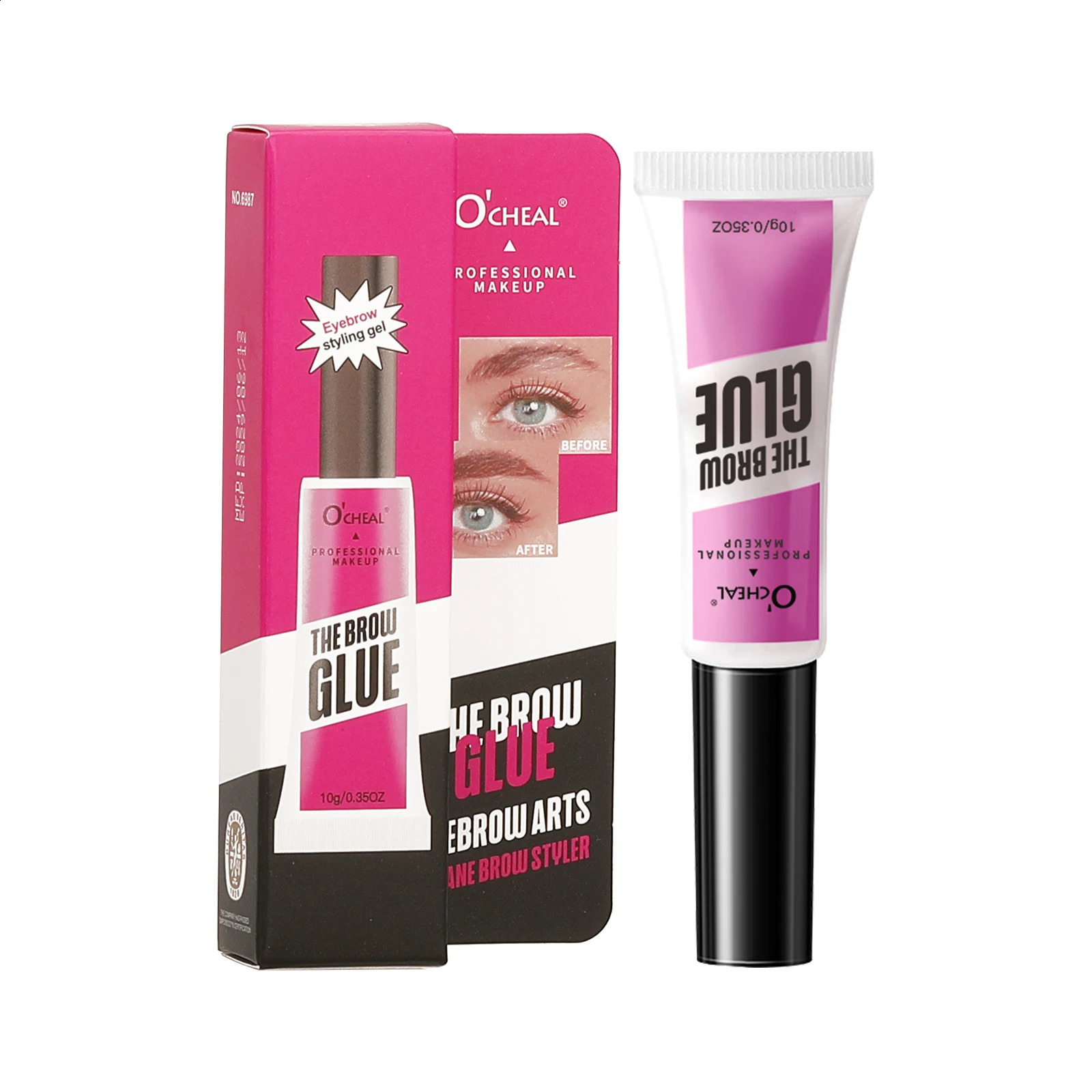 3D Eyebrow Natural Styling Gel Waterproof Transparent Quick Dry Eyebrow Wax Brow Lifting Long-lasting Eyebrow Enhancers Makeup 240914