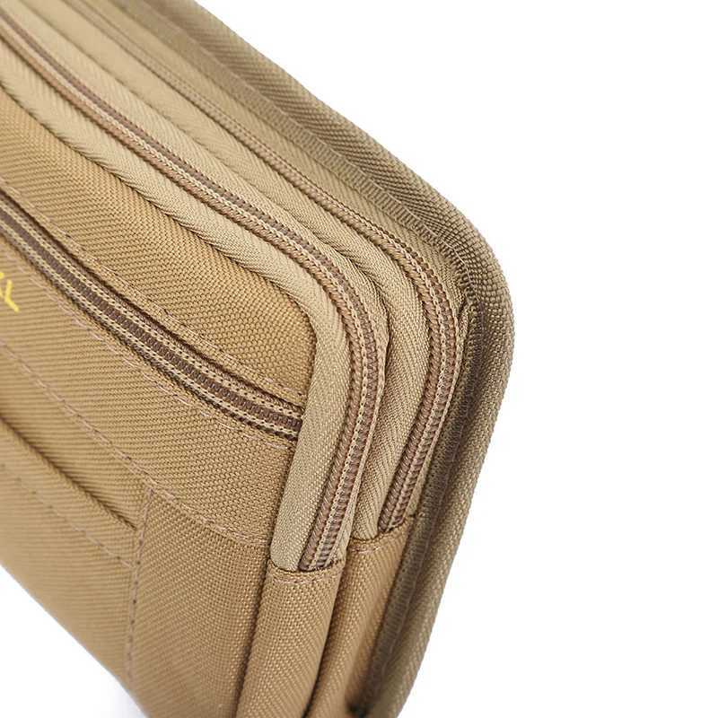 Mens waist bag Bum bag outdoor waterproof tactical military sports hunting belt Molle nylon phone bag travel tool Z250407