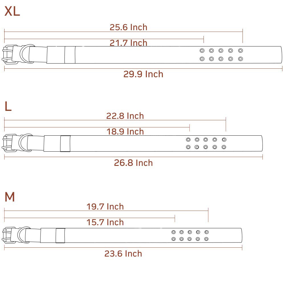 Tactical Nylon Dog Collar Medium Large Adjustable Dog Leash with Double Breasted Eyelets & D Rings for Dog Training Accessories