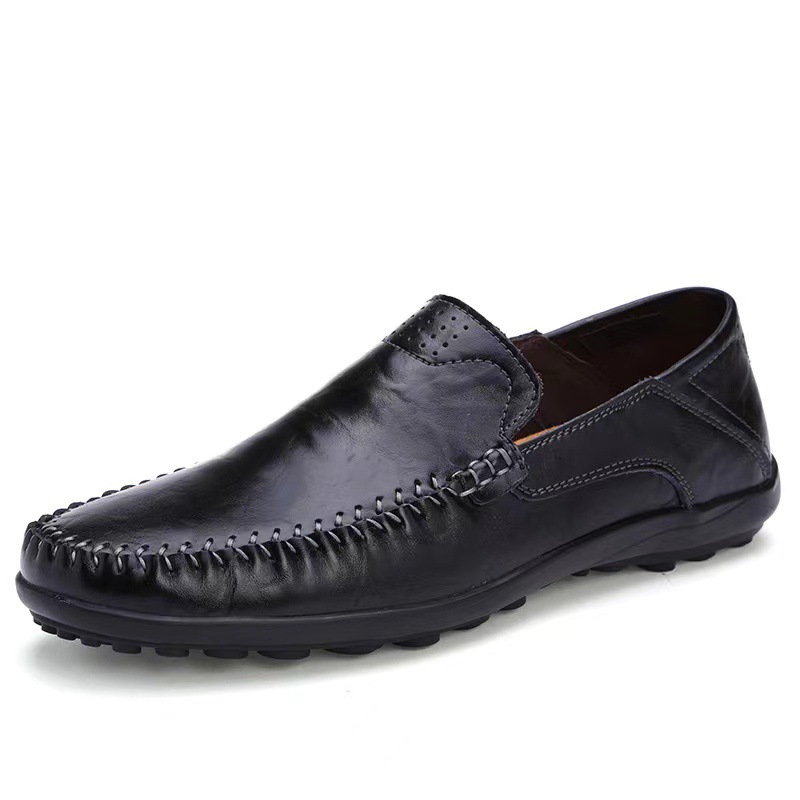 2023 Men's Moc Toe Loafer Shoes, Comfy Non-slip Slip On Shoes, Men's Shoes, Spring And Summer