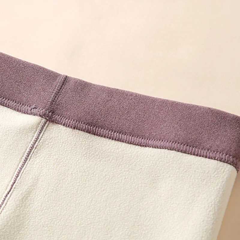 German Cashmere Lamb Cashmere Leggings For Womens Outerwear Winter Plush High Waisted Autumn Pants Brushed Warm PantsX240914