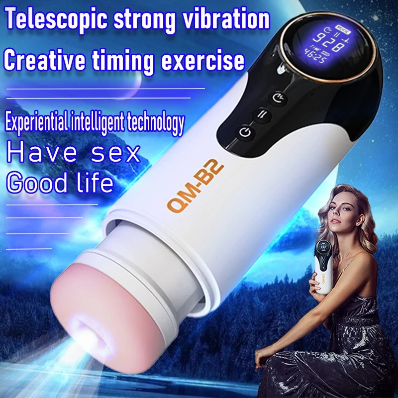Aircraft Cup Electric Heated Super Suck Long Lasting Realistic Vagina Male Penis Head Masturbator Sex Toys For Men 240711
