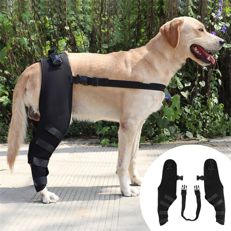 Dog Leg Brace Back Leg Support Pet Surgical Joint Wrap Protect Wounds Dogs Knee Protector Recovery Sleeve Pets Accessories