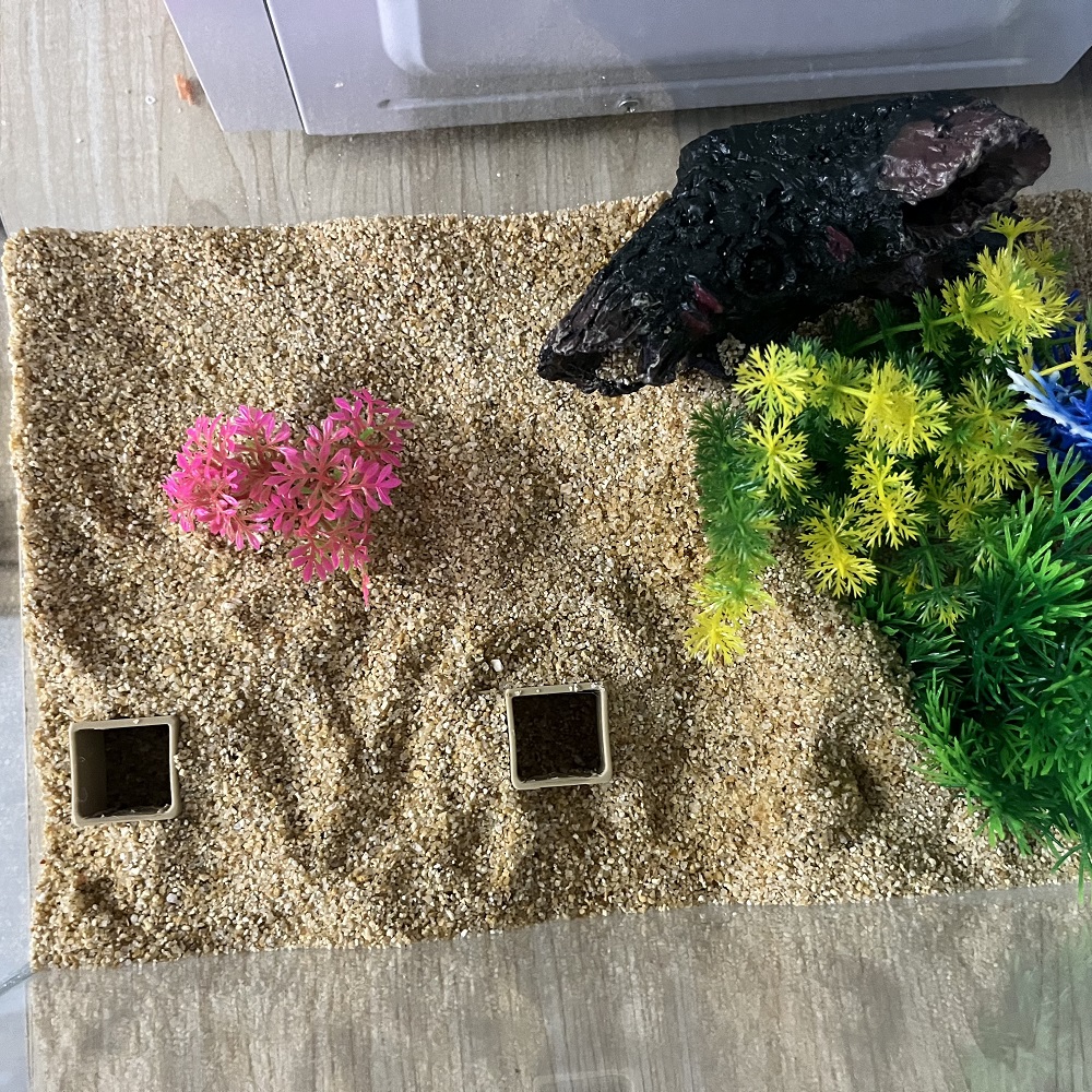 Aquarium cave Fish tank underground hiding cave For Aquatic Pets To Breed, Play AndRest Fish Tank Ornaments