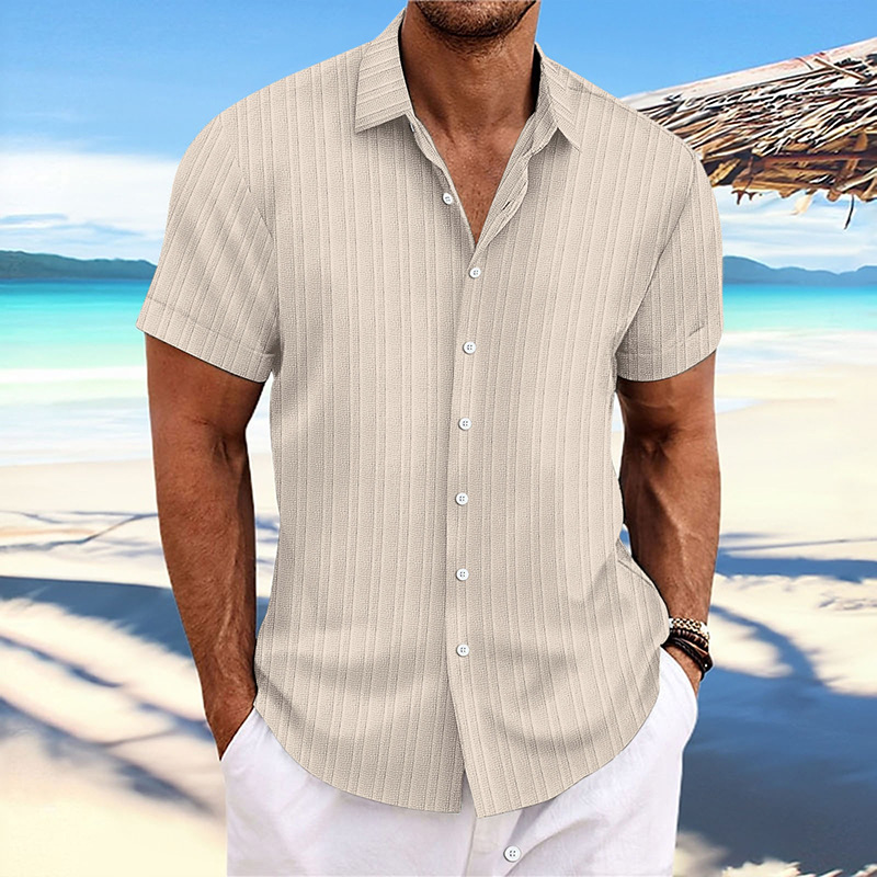 Designer Mens Summer Shirts Fashion Polos Casual T-shirts Tees Tops Man Luxurys Clothing Clothes Slim Fit Shirt Men Short Sleeve Button Down Striped D