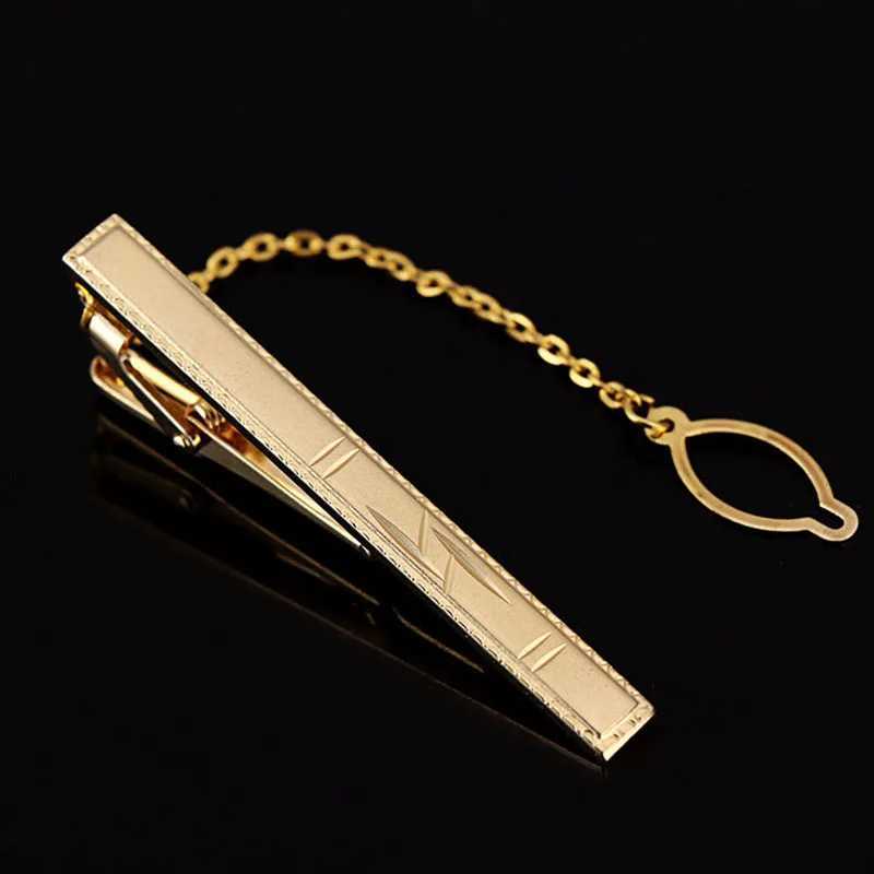 Men Metal Simple Necktie Buckle Gold Color Tie Bar Clasp Clip Clamp Pin Ties Stainless Steel For Business Clasps Fashion WeddingX240914