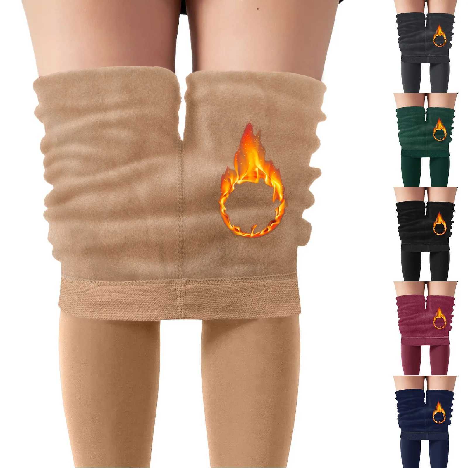 Jean Underwear Women Fleece Lined Leggings Women Winter Warm Thick Tights Thermal Velvet Thermal Underwear for Women WinterX240914