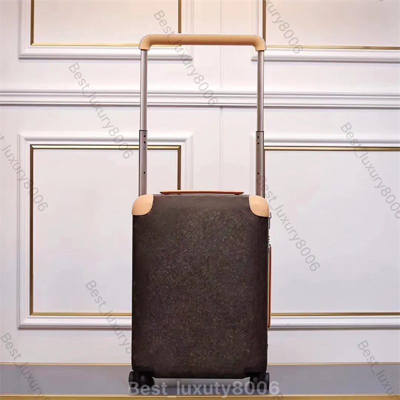 Classic Luggage Designer suitcase 2025 leather handle aluminum