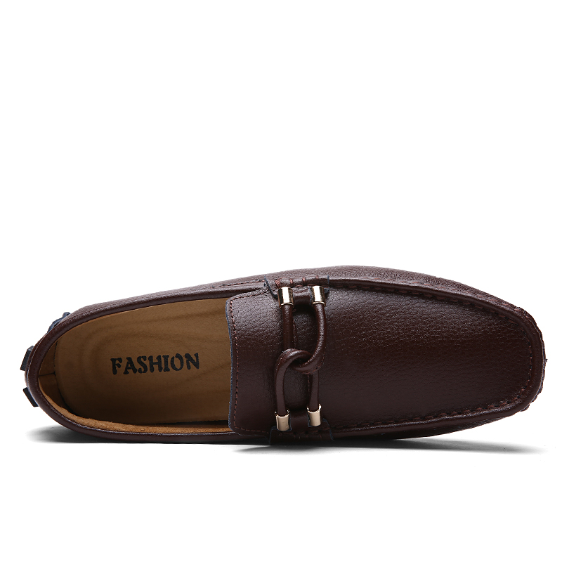 Men Shoes Autumn Luxury Leather Fashion Shoes Loafers Boat Men Drive Flats Footwear Classic Comfy Men Casual Shoes High Quality