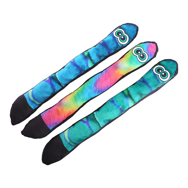 Pet Supplies Designer Pet Squeak Toys Dog Training Toys Long Eye Snake BB Barking Paper Bite-resistant Teething Pet Chew Toys