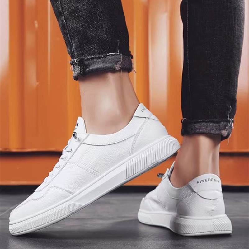 Summer Mens Casual Shoes Breathable Outdoor White Shoes Comfy Lace-up Men Sneakers Fashion Running Tennis Shoes for Man Footwear