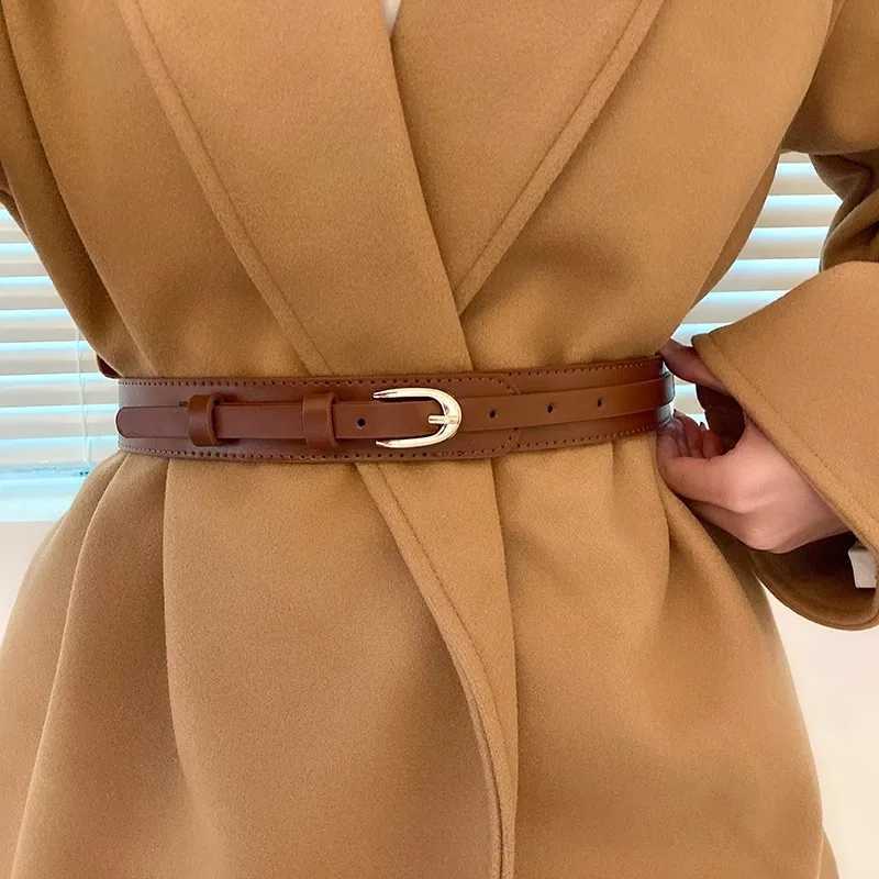 Metal Buckle Belt Women Luxury Corset Versatile Casual Belt Waist Closure Wrap Wide Belt with Shirt Skirt Coat Sweater WaistbandX240914