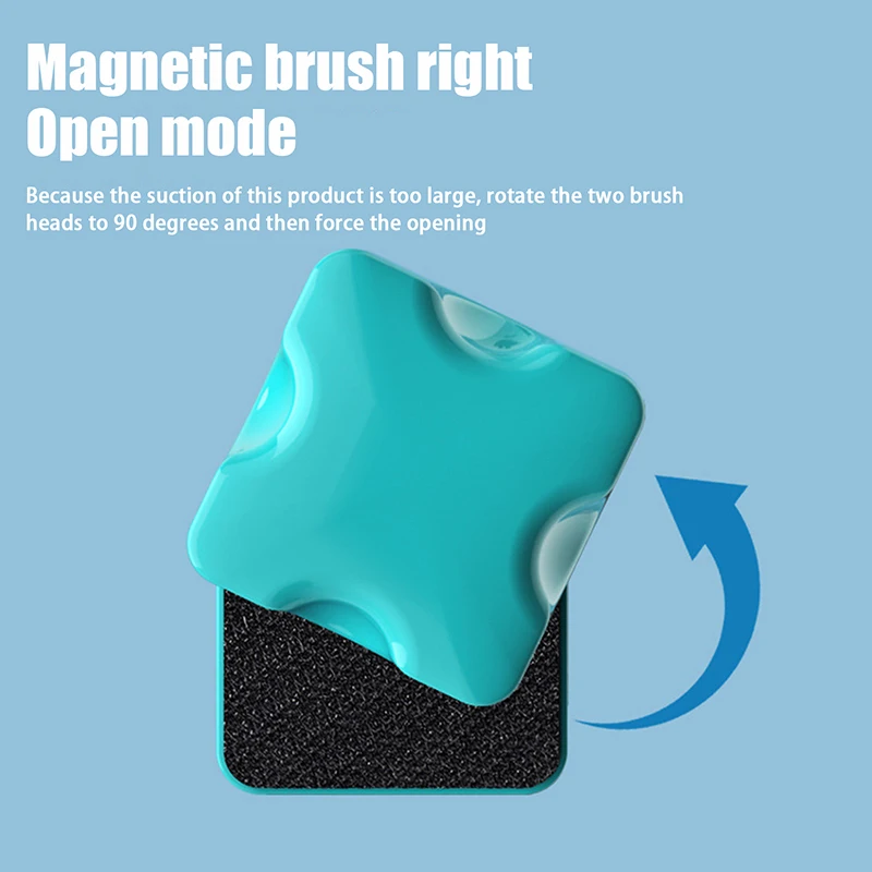 Magnet Window Aquarium Mini Cleaner Brush Floating Scrubber Scratch-Free Strong Magnetic Brush Magnet Scraper Cleaning Tools