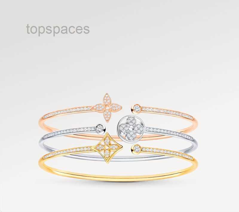 Designer Designer bracelet fashion luxury diamond bangles charming womens titanium steel 18K gold bracelet brand jewelry womens bangle Christmas Gift