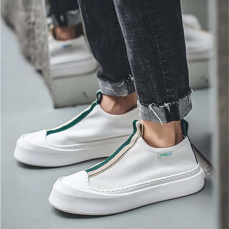 Casual Slip-on Loafers: Mixed Color Men's All-match Fashion Shoes 2024