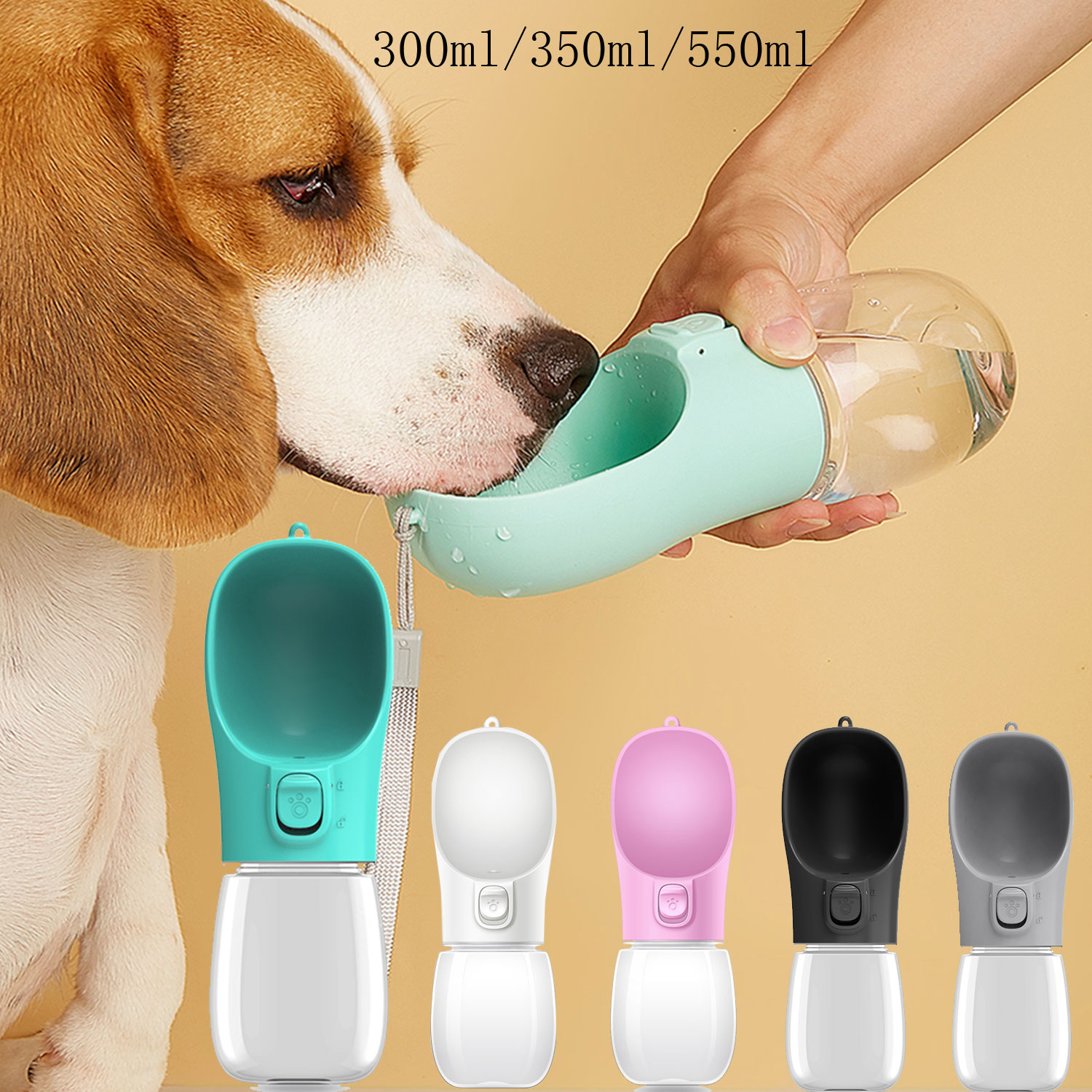 free shipp ing Portab l e Dog Water for Small Medium Dogs Cats Outdoor L e a k pr o of Travel Walking Chihuahua Drinking Bott l e Pug Pet Supplies