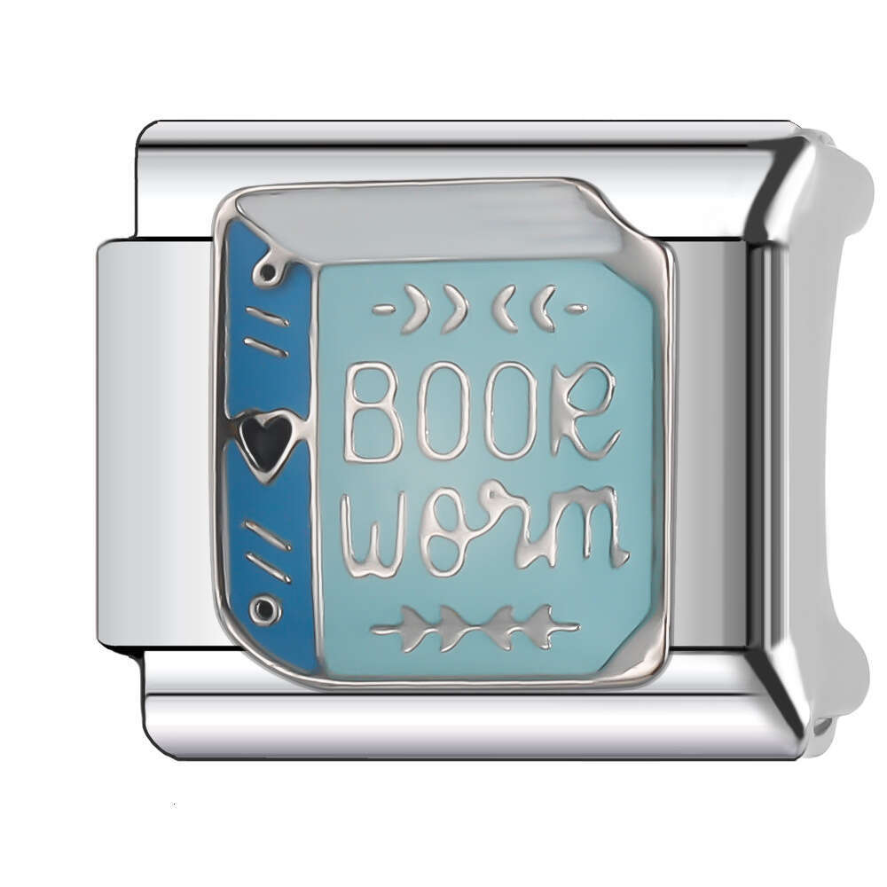 New Women's Gift Health Care Package Bead Italian Charms Links Bangle Beads Fit 9mm Stainless Steel Bracelet Making DIY For Women Fashion Jewelry