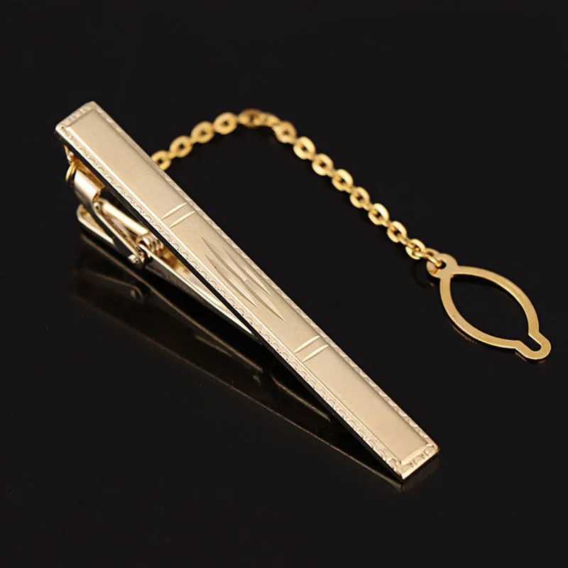 Men Metal Simple Necktie Buckle Gold Color Tie Bar Clasp Clip Clamp Pin Ties Stainless Steel For Business Clasps Fashion WeddingX240914