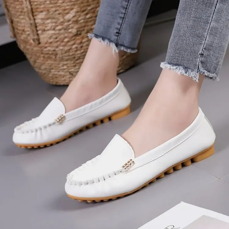 Casual Spring Autumn Flat Loafer Slips Soft Round Toe Denim Jeans Plus Size Zapatillas De Mujer En Oferta Envío Gratis Sneakers