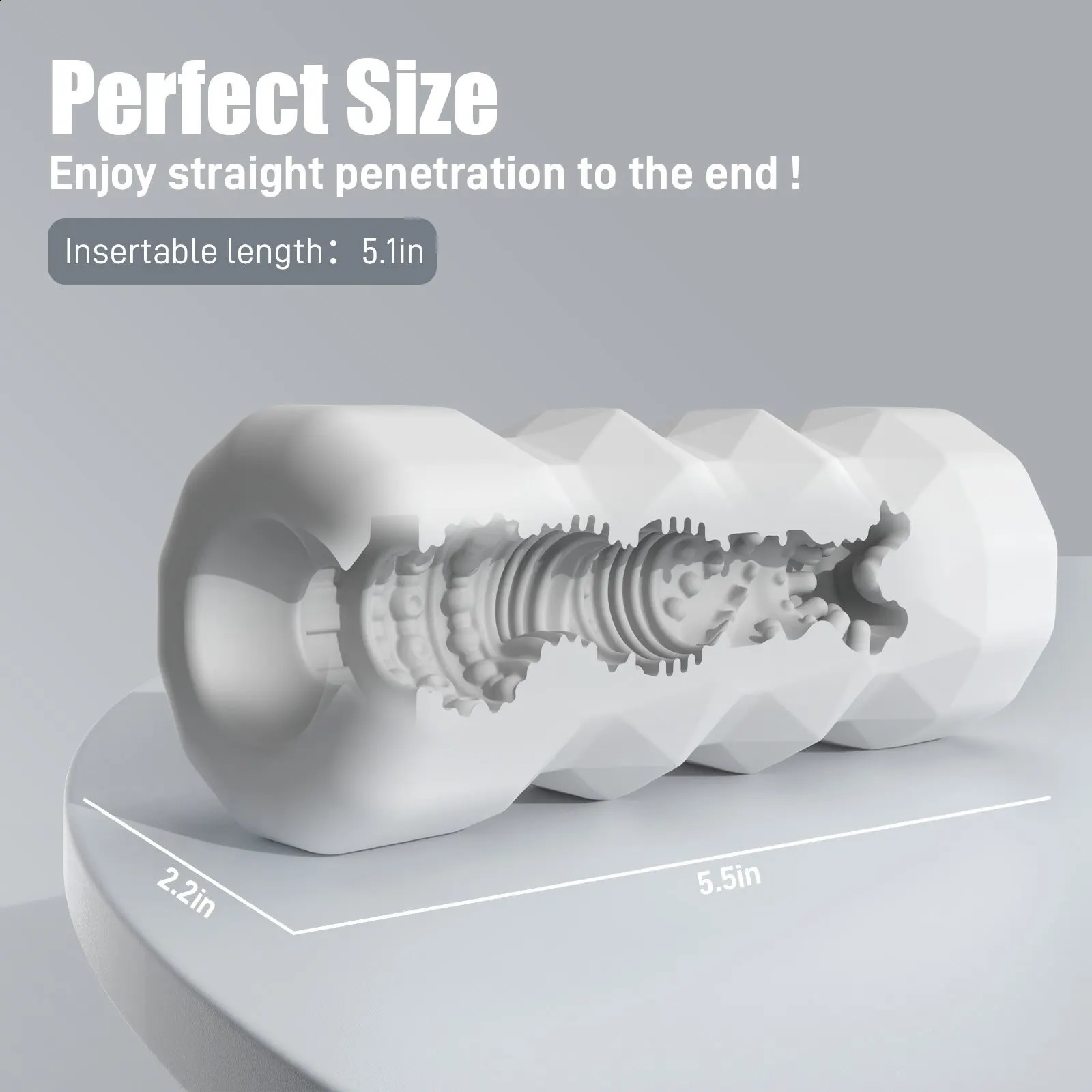 Male Masturbator Cup 3D Realistic Sleeve Stroker Textured Blowjob Reusable Soft Stretchy Adult Men Sex Toys 240711