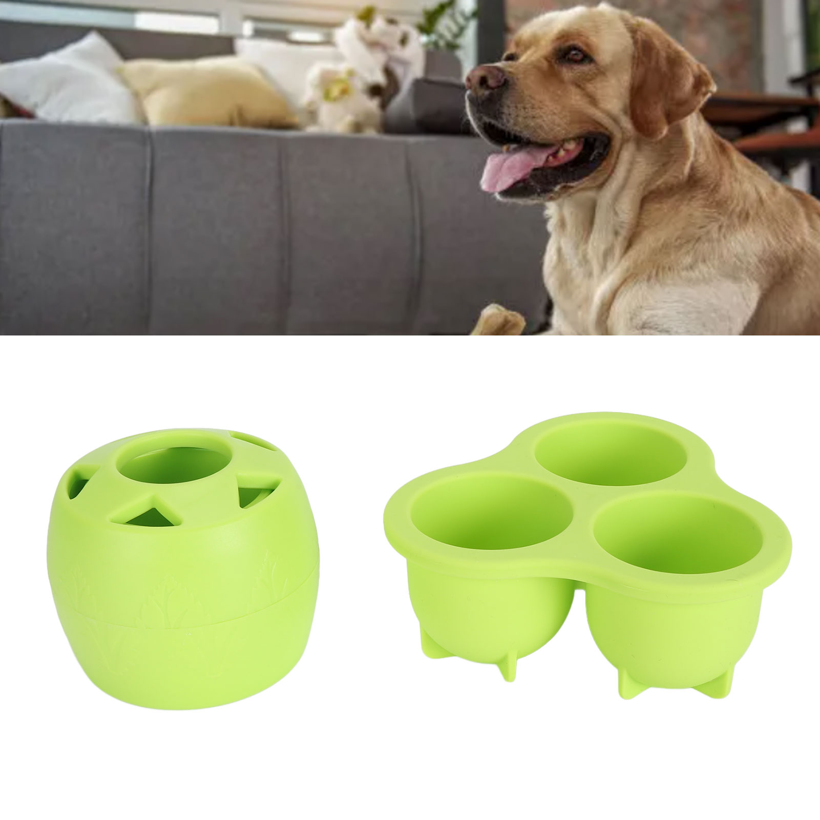 Pet Leaky Food Ball, Multipurpose Fun, Teeth Grinding, Bite Resistance, Rubber Interactive Dog Toy for Dogs, Pets