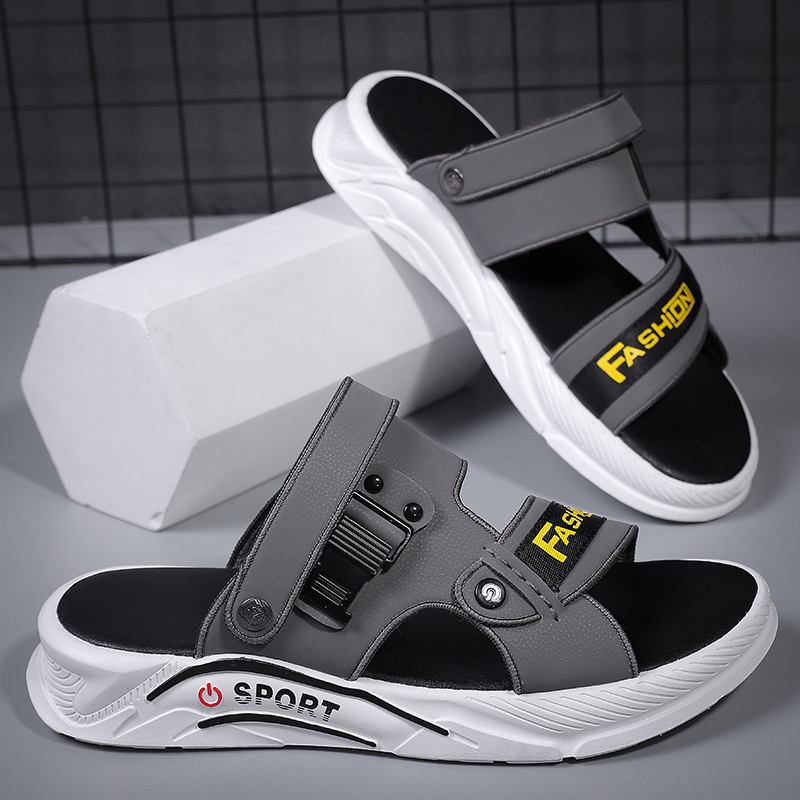 Men's Sandals 2023 New Brand Designers Shoes High Quality Non-Slip Beach Slippers Light Comfy Man Beach Sandals Summer Mocassins