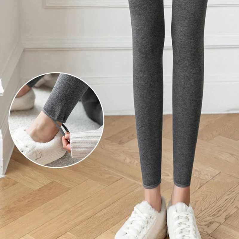 Women Pants Warm Winter Thick Velvet Legging High Waist Leggings Compression Thick Lamb Wool Leggings Slimming TightsX240914