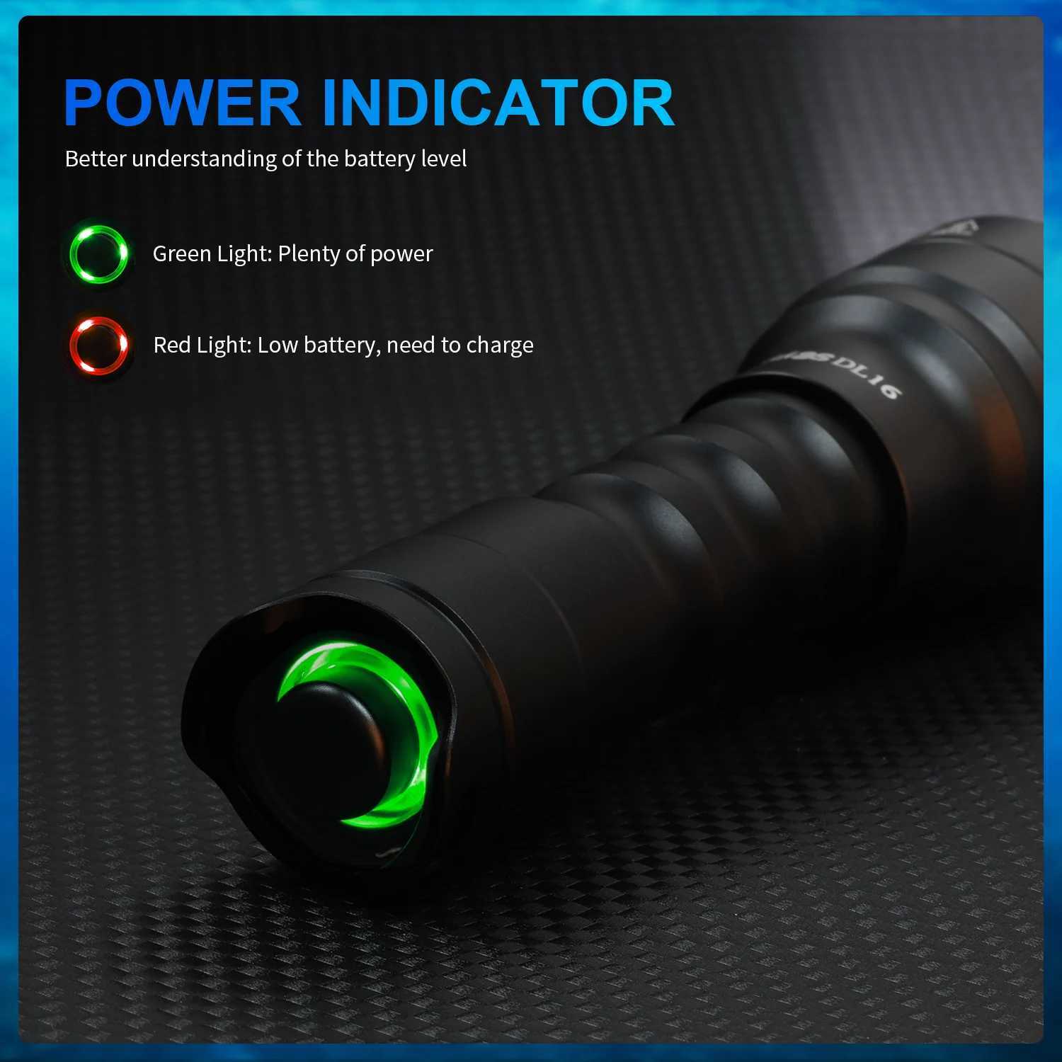 Wurkkos DL16 Powerful Professional Diving Flashlight IP68 Waterproof SST40 Max 2000 LM Scuba Diving LightW240903