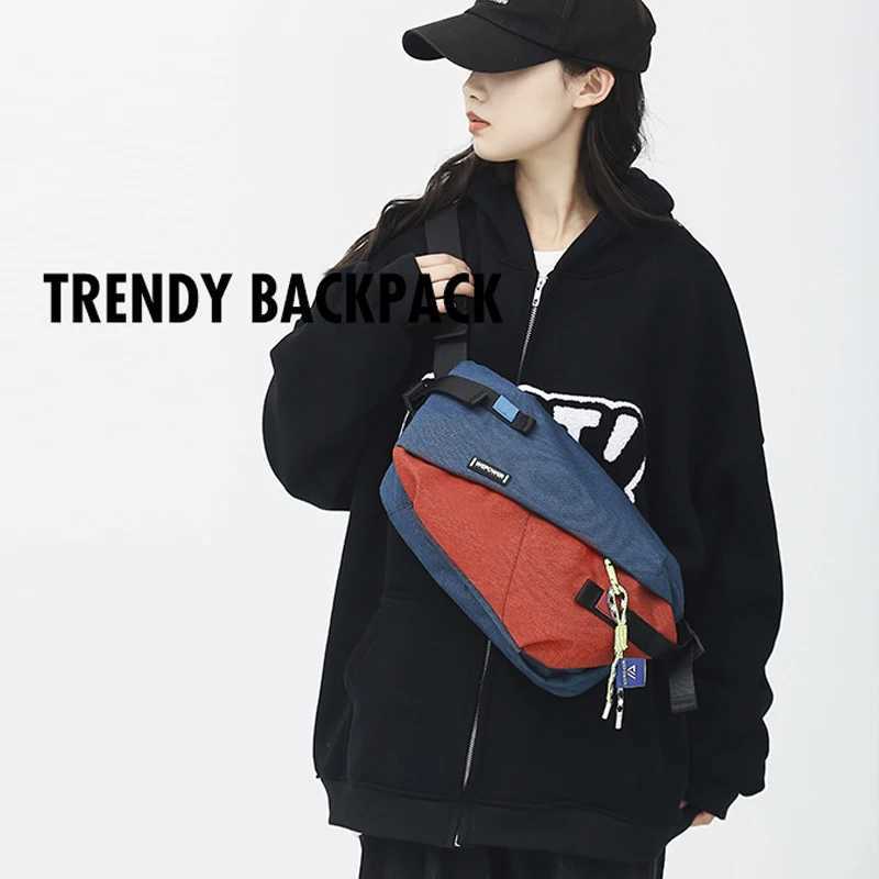 High quality nylon panel waist bag 2024 new unisex luggage casual outdoor travel cross body bag mens Wassit strap bag Z250407