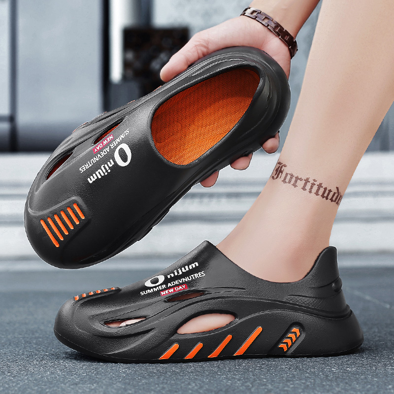 Fashion Men's Outdoor Sandals Slippers Beach Comfortable Slides Eva Soft Clogs Men Casual Shoes Water Shoes Men Beach Sandals