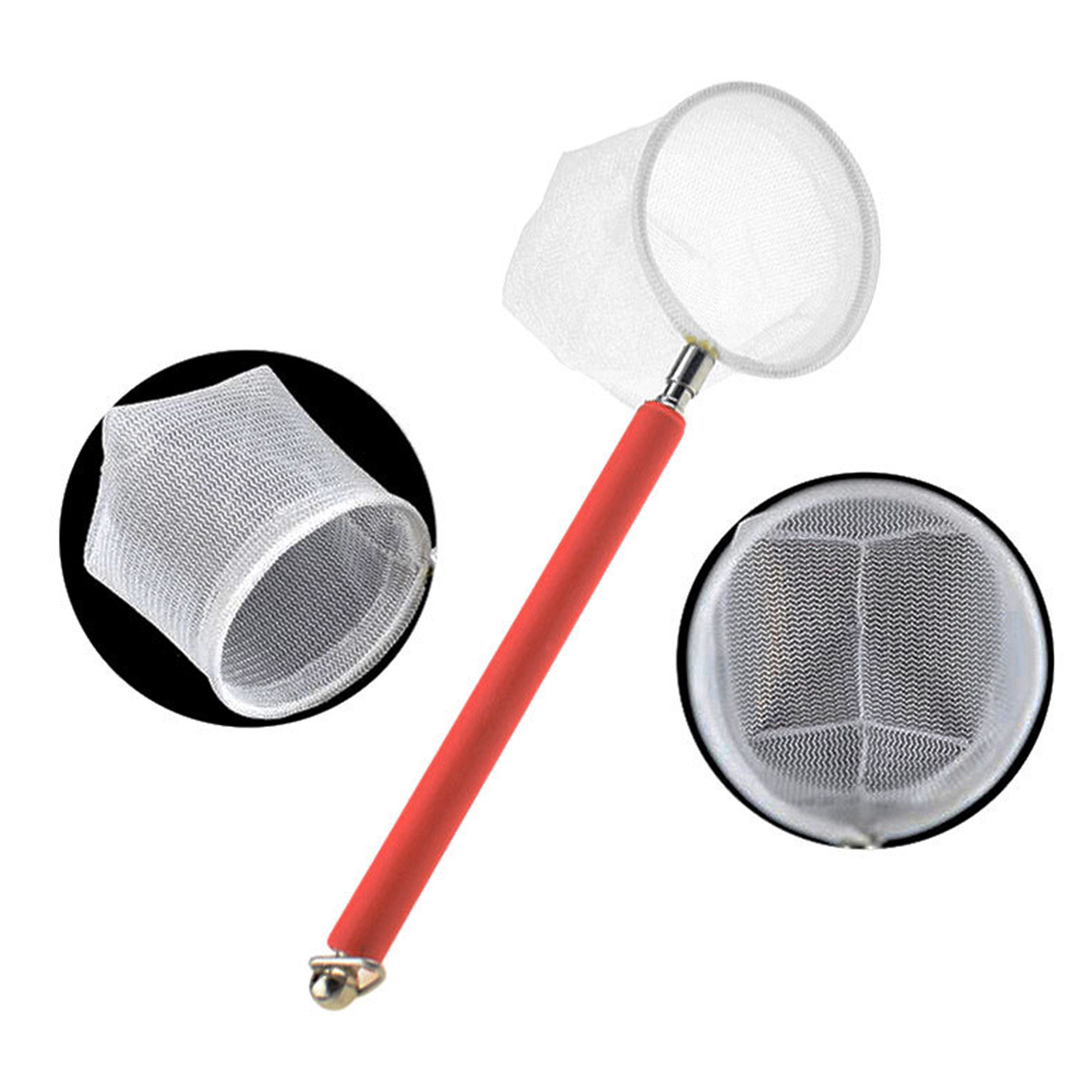 Mini Aquarium Fish Tank Catch Net Adjustable Telescopic Shrimp Fishing Net Mesh Fish Scoop Catching Fishnet Aquarium Accessory